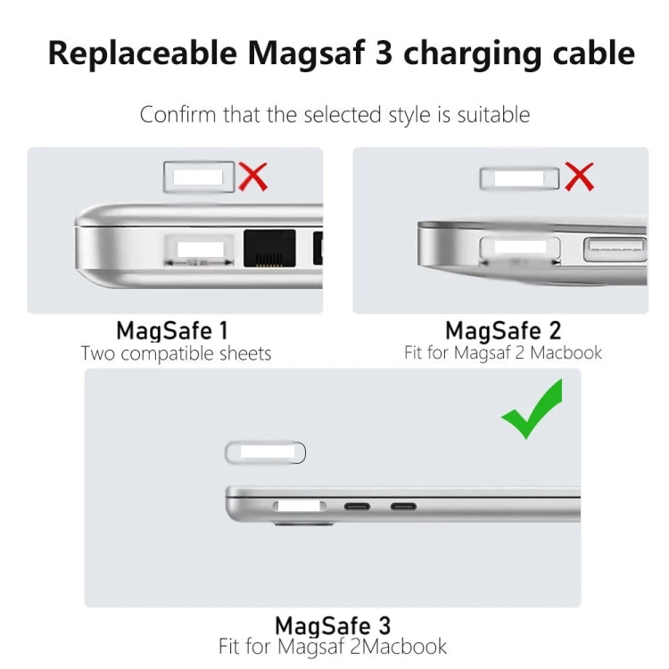 PD100W MagSafe 3 to Type-C Female Magnetic Charging Adapter for MacBook(Silver) - Cable & Adapter by PMC Jewellery | Online Shopping South Africa | PMC Jewellery | Buy Now Pay Later Mobicred