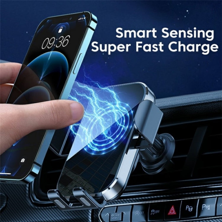X10 15W Wireless Fast Charging Car Phone Navigation Holder(������) - Wireless Charger Holders by PMC TechLife | Online Shopping South Africa | PMC TechLife | Buy Now Pay Later Mobicred