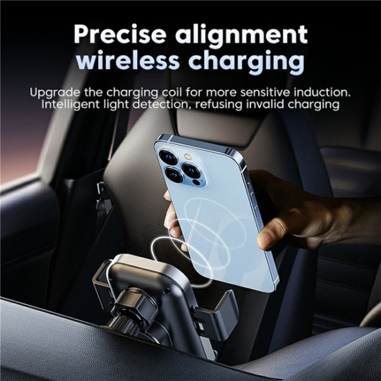 X12 Car Air Vent Touch Sensing Wireless Phone Charger Holder(Black) - Wireless Charger Holders by PMC TechLife | Online Shopping South Africa | PMC TechLife | Buy Now Pay Later Mobicred