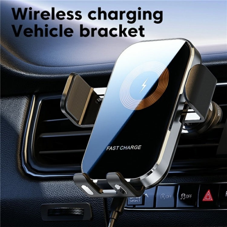 X12 Car Air Vent Touch Sensing Wireless Phone Charger Holder(Black) - Wireless Charger Holders by PMC TechLife | Online Shopping South Africa | PMC TechLife | Buy Now Pay Later Mobicred