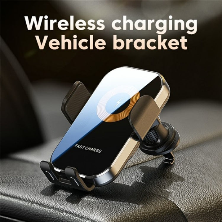 X12 Car Air Vent Touch Sensing Wireless Phone Charger Holder(Black) - Wireless Charger Holders by PMC TechLife | Online Shopping South Africa | PMC TechLife | Buy Now Pay Later Mobicred