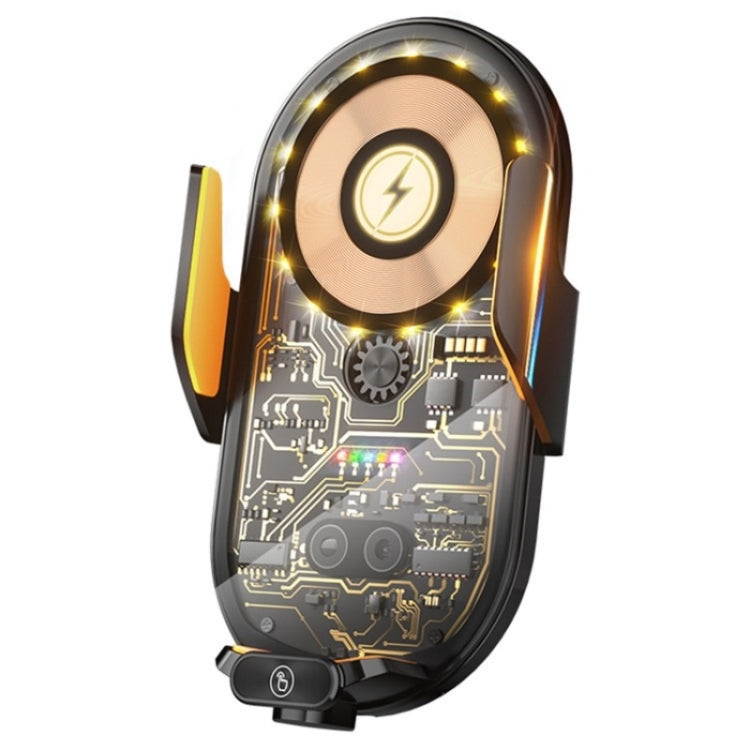 C23 66W Car Air Vent Phone Holder Wireless Charger(Black) - Wireless Charger Holders by PMC TechLife | Online Shopping South Africa | PMC TechLife | Buy Now Pay Later Mobicred