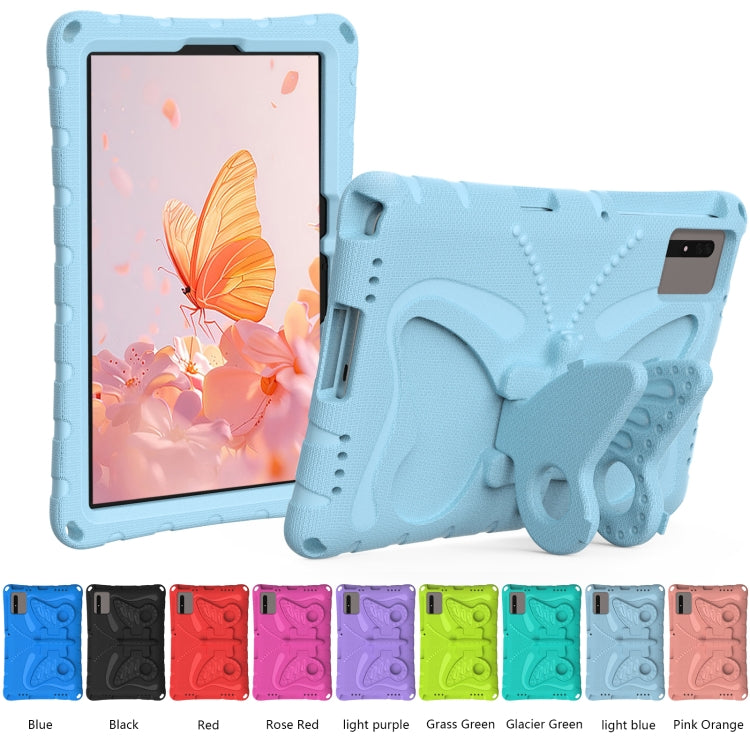 For Samsung Galaxy Tab S9 FE X510 Butterfly Bracket EVA Shockproof Tablet Case(Light Blue) - free shipping - PMC Jewellery - Order now!