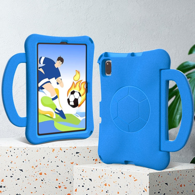 For Lenovo Tab K10 TB-X6C6F 10.3 Handle Football Shaped EVA Shockproof Tablet Case(Blue) - free shipping - PMC TechLife - Order now!