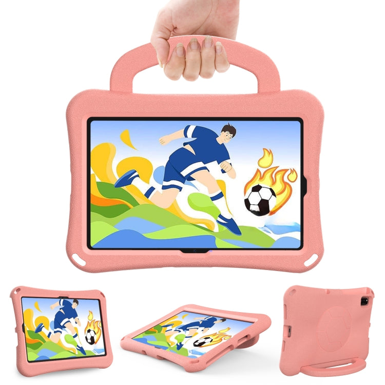 For Lenovo Tab K10 TB-X6C6F 10.3 Handle Football Shaped EVA Shockproof Tablet Case(Light Pink) - Lenovo by PMC TechLife | Online Shopping South Africa | PMC TechLife | Buy Now Pay Later Mobicred