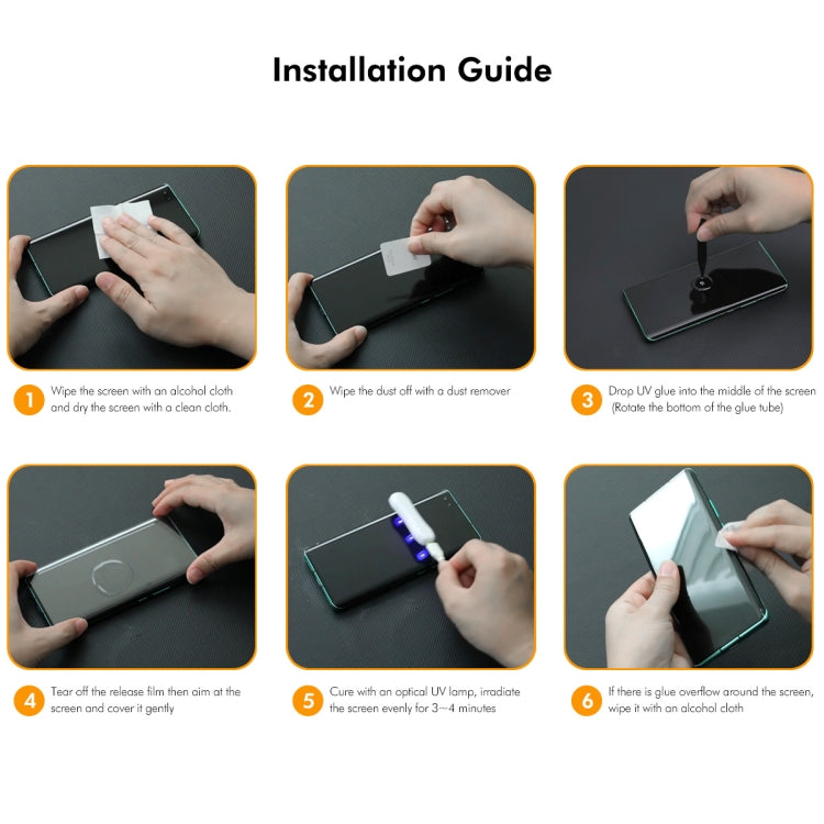 For Huawei Pura 70 Pro / 70 Pro+ / 70 Ultra ENKAY Hat-Prince UV Full Glue Tempered Glass Film - free shipping - PMC Jewellery - Order now!