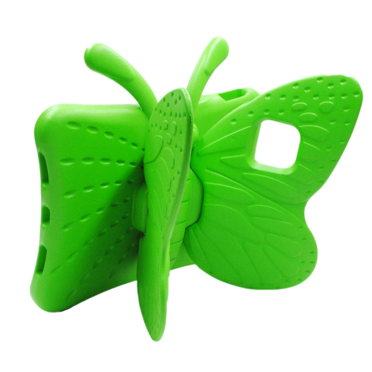 For iPad Air 11 2024 Butterfly Bracket Kids EVA Shockproof Tablet Case(Green) - iPad Air 11 2024 Cases by PMC TechLife | Online Shopping South Africa | PMC TechLife | Buy Now Pay Later Mobicred