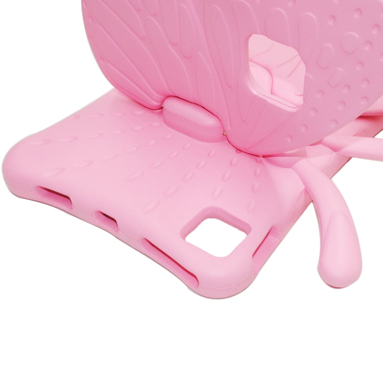 For iPad Air 11 2025 / 2024 Butterfly Bracket Kids EVA Shockproof Tablet Case(Pink) - free shipping - PMC TechLife - Order now!