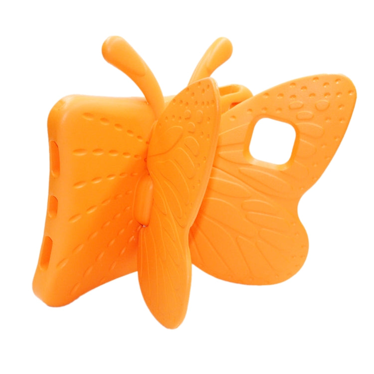 For iPad Pro 11 2024 Butterfly Bracket Kids EVA Shockproof Tablet Case(Orange) - iPad Pro 11 2024 Cases by PMC TechLife | Online Shopping South Africa | PMC TechLife | Buy Now Pay Later Mobicred