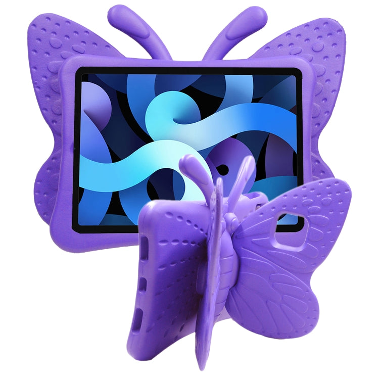 For iPad Pro 11 2024 Butterfly Bracket Kids EVA Shockproof Tablet Case(Purple) - iPad Pro 11 2024 Cases by PMC TechLife | Online Shopping South Africa | PMC TechLife | Buy Now Pay Later Mobicred