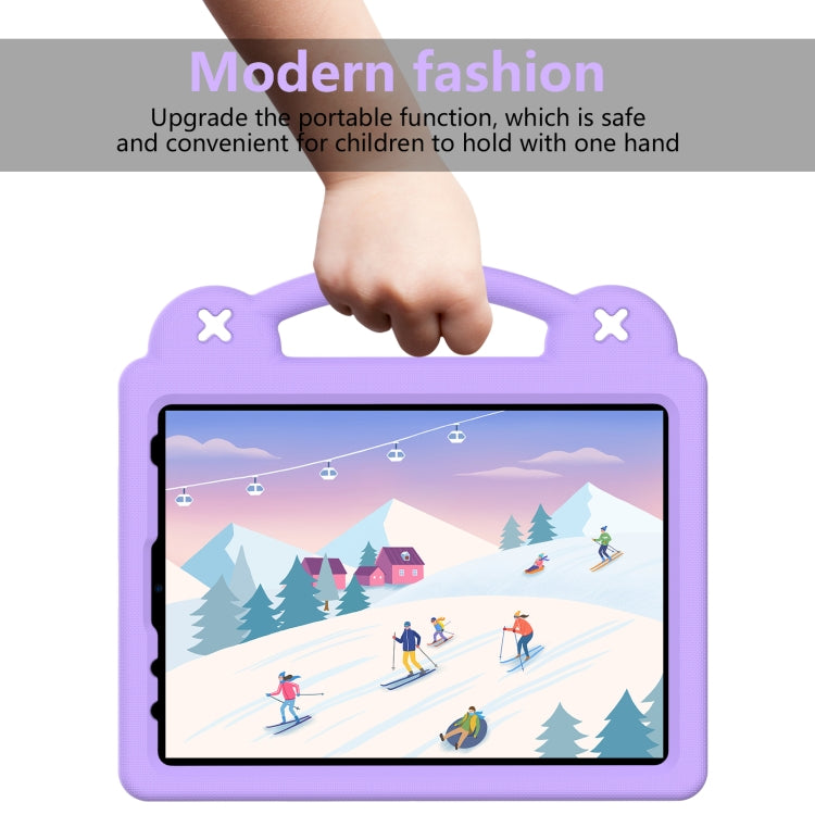 For  iPad Pro 11 2024 Handle Kickstand Children EVA Shockproof Tablet Case(Light Purple) - iPad Pro 11 2024 Cases by PMC TechLife | Online Shopping South Africa | PMC TechLife | Buy Now Pay Later Mobicred