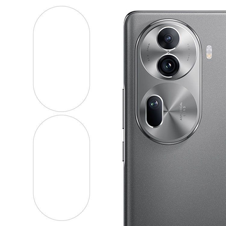 For OPPO Reno11 Pro Global 2pcs ENKAY 9H Rear Camera Lens Tempered Glass Film(Transparent) - OPPO Tempered Glass by ENKAY | Online Shopping South Africa | PMC TechLife | Buy Now Pay Later Mobicred