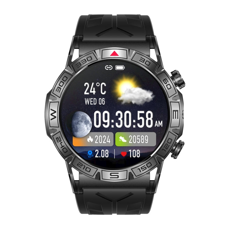 KC80 1.43 inch Color Screen Smart Watch, Support AI Voice Assistant / Bluetooth Call(Black) - Smart Watches by PMC TechLife | Online Shopping South Africa | PMC TechLife | Buy Now Pay Later Mobicred