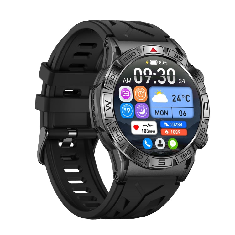 KC80 1.43 inch Color Screen Smart Watch, Support AI Voice Assistant / Bluetooth Call(Black) - Smart Watches by PMC TechLife | Online Shopping South Africa | PMC TechLife | Buy Now Pay Later Mobicred
