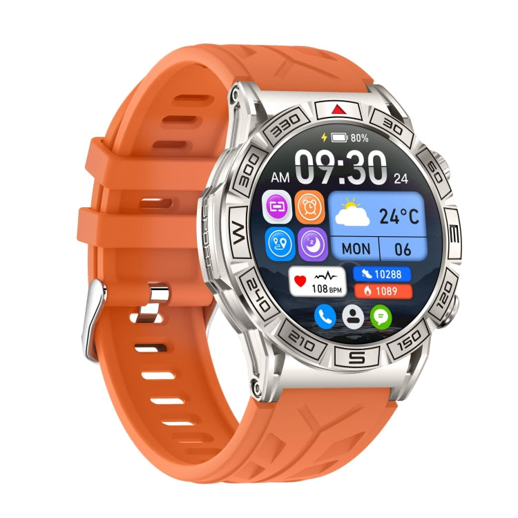 KC80 1.43 inch Color Screen Smart Watch, Support AI Voice Assistant / Bluetooth Call(Orange) - Smart Watches by PMC TechLife | Online Shopping South Africa | PMC TechLife | Buy Now Pay Later Mobicred