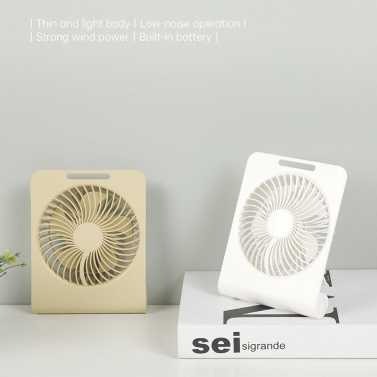 AR-13 Home Office Hanging Fan  Summer Cooler Silent Operation Desktop Fan(Yellow) - Electric Fans by PMC TechLife | Online Shopping South Africa | PMC TechLife | Buy Now Pay Later Mobicred