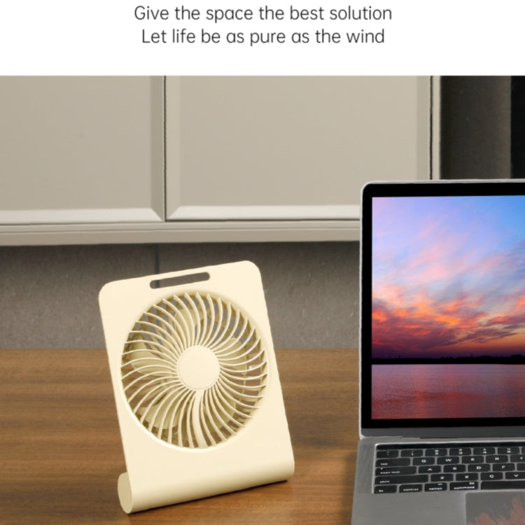 AR-13 Home Office Hanging Fan  Summer Cooler Silent Operation Desktop Fan(Yellow) - Electric Fans by PMC TechLife | Online Shopping South Africa | PMC TechLife | Buy Now Pay Later Mobicred