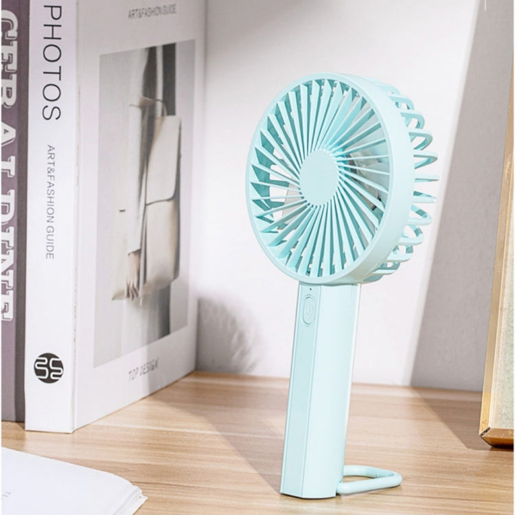F35 With Hanging Hole Rechargeable Cooling Fan Powerful Handheld Fan 1200mAh Desk Fan(Pink) - Electric Fans by PMC TechLife | Online Shopping South Africa | PMC TechLife | Buy Now Pay Later Mobicred