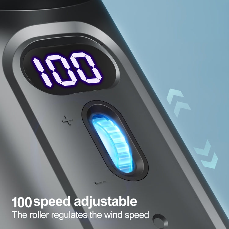 FC1 100 Wind Speed Levels Summer Cooler Desktop Fan Turbine Handheld Fan(Black) - Electric Fans by PMC TechLife | Online Shopping South Africa | PMC TechLife | Buy Now Pay Later Mobicred