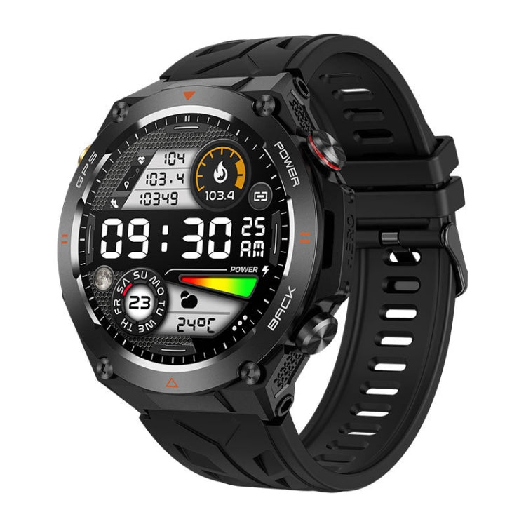 KC82 1.45 inch Color Screen Smart Watch, Support Bluetooth Call / Health Monitoring(Black) - Smart Watches by PMC TechLife | Online Shopping South Africa | PMC TechLife | Buy Now Pay Later Mobicred