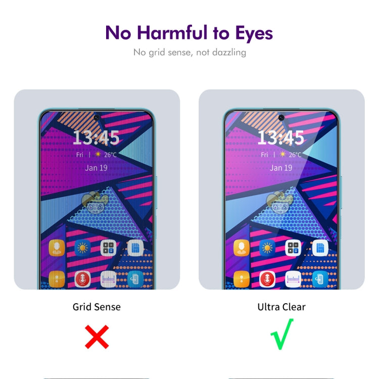 For vivo iQOO Z9 Global ENKAY Hat-Prince 28 Degree Anti-peeping Privacy Silk Print Tempered Glass Film - free shipping - PMC Jewellery - Order now!