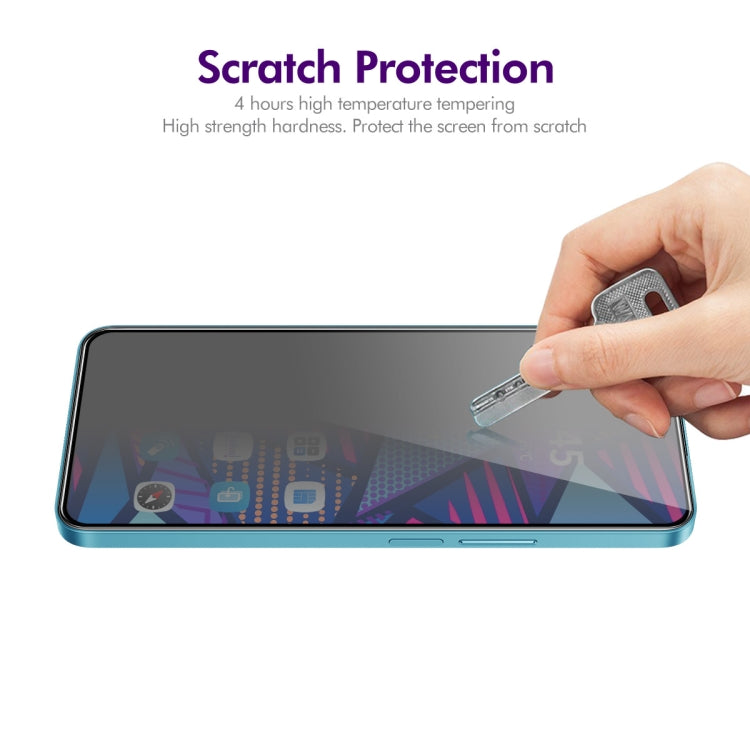 For vivo iQOO Z9 Global ENKAY Hat-Prince 28 Degree Anti-peeping Privacy Silk Print Tempered Glass Film - free shipping - PMC Jewellery - Order now!