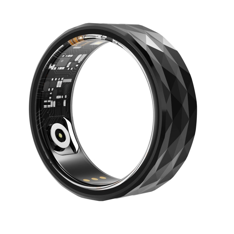 R12M SIZE 20 Smart Ring, Support Health Monitoring / Multiple Exercise Modes(Black) - free shipping - PMC TechLife - Order now!