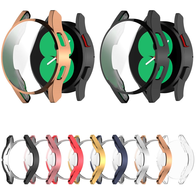 For Samsung Galaxy Watch FE 40mm Full Coverage TPU Electroplated Watch Protective Case(Sliver) - Watch Cases by PMC TechLife | Online Shopping South Africa | PMC TechLife | Buy Now Pay Later Mobicred