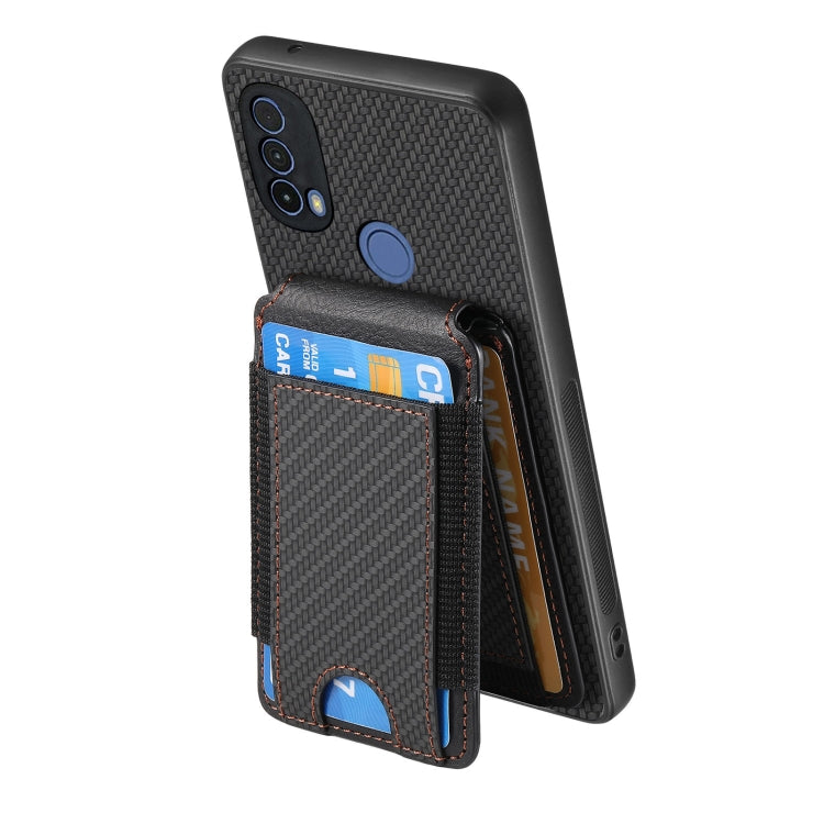 For Motorola Moto G Stylus 5G 2024 Carbon Fiber Vertical Flip Wallet Stand Phone Case(Black) - Motorola Cases by PMC TechLife | Online Shopping South Africa | PMC TechLife | Buy Now Pay Later Mobicred