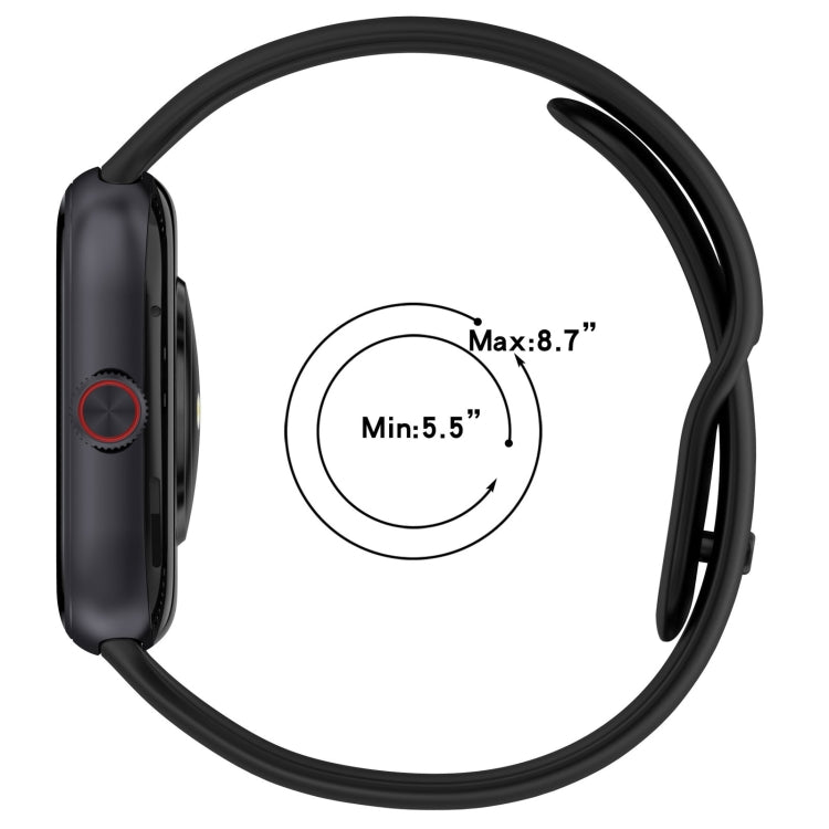 For vivo Watch GT Silicone Watch Band(Black) - free shipping - PMc TechLife - Order now!