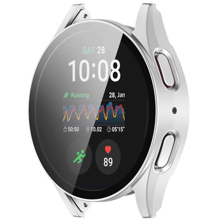 For Samsung Galaxy Watch 7 40mm Tempered Film Integrated Waterproof PC Watch Protective Cover(Silver) - free shipping - PMC TechLife - Order now!
