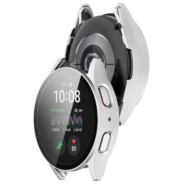 For Samsung Galaxy Watch 7 40mm Tempered Film Integrated Waterproof PC Watch Protective Cover(Silver) - free shipping - PMC TechLife - Order now!