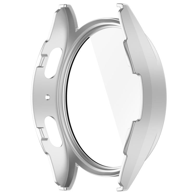 For Samsung Galaxy Watch 7 40mm Tempered Film Integrated Waterproof PC Watch Protective Cover(Silver) - free shipping - PMC TechLife - Order now!
