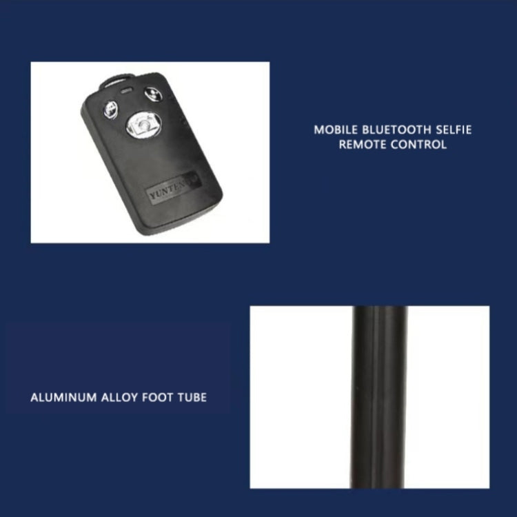 YUNTENG VCT-6688 Bluetooth Selfie Stick Camera Phone Holder Live Streaming Extendable Tripod - free shipping - PMC TechLife - Order now!