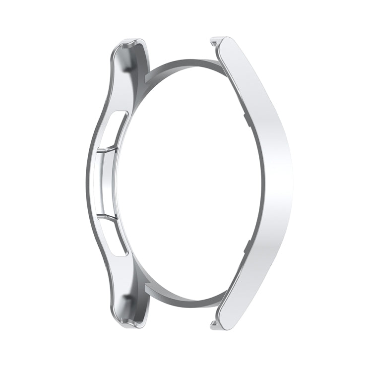 For Samsung Galaxy Watch FE 40mm Half Pack Hollow PC Watch Protective Case(Silver) - Watch Cases by PMC TechLife | Online Shopping South Africa | PMC TechLife | Buy Now Pay Later Mobicred