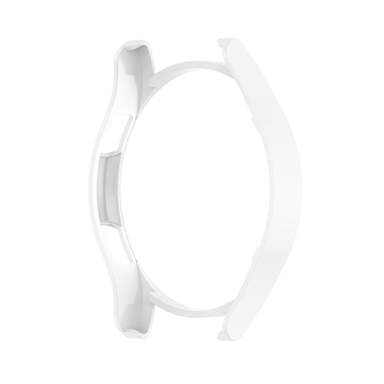 For Samsung Galaxy Watch FE 40mm Half Pack Hollow PC Watch Protective Case(White) - Watch Cases by PMC TechLife | Online Shopping South Africa | PMC TechLife | Buy Now Pay Later Mobicred