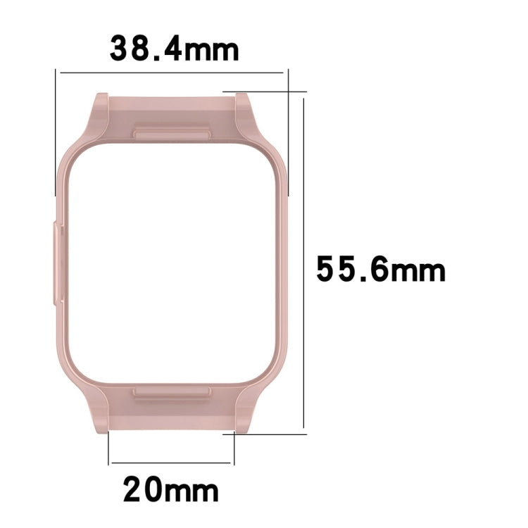 For Redmi Watch 3 Half Pack PC Watch Protective Case(Pink) - Watch Cases by PMC TechLife | Online Shopping South Africa | PMC TechLife | Buy Now Pay Later Mobicred