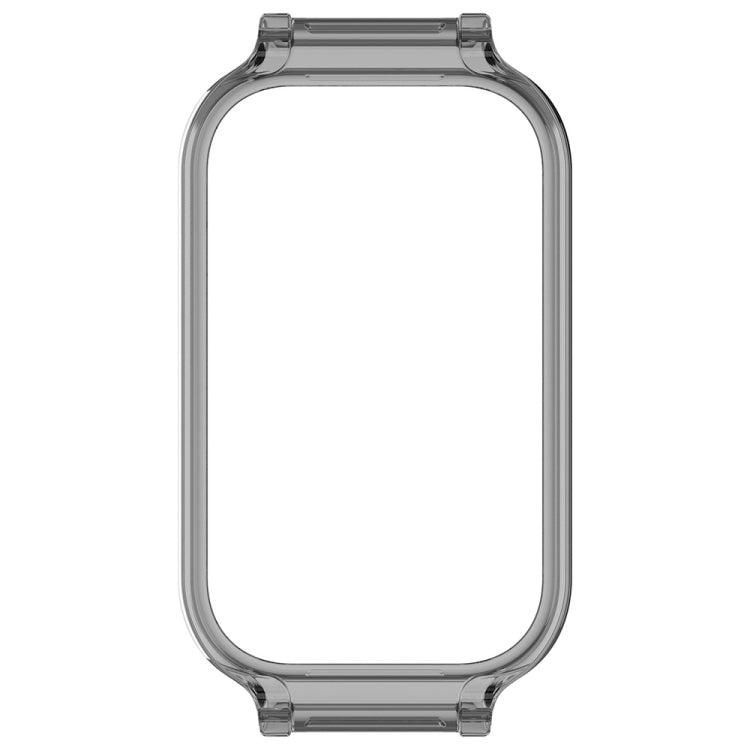For Redmi Band 2 Half Pack PC Watch Protective Case(Transparent Black) - Watch Cases by PMC TechLife | Online Shopping South Africa | PMC TechLife | Buy Now Pay Later Mobicred