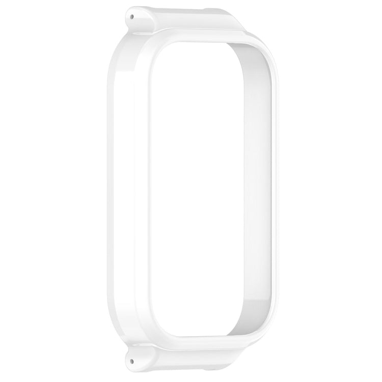 For Xiaomi Smart Band 8 Active Half Pack PC Watch Protective Case(White) - Watch Cases by PMC TechLife | Online Shopping South Africa | PMC TechLife | Buy Now Pay Later Mobicred