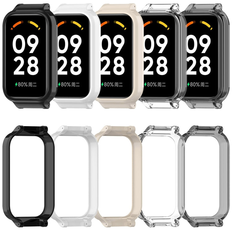 For Redmi Band 2 Half Pack PC Watch Protective Case(Transparent White) - Watch Cases by PMC TechLife | Online Shopping South Africa | PMC TechLife | Buy Now Pay Later Mobicred