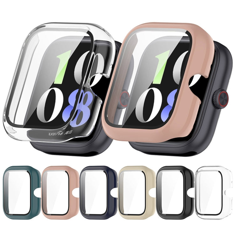 For vivo Watch GT PC + Tempered Glass Film Integrated Watch Protective Case(Pink) - Watch Case by PMC TechLife | Online Shopping South Africa | PMC TechLife | Buy Now Pay Later Mobicred