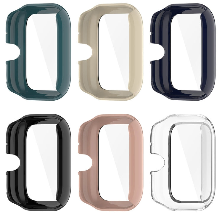 For vivo Watch GT PC + Tempered Glass Film Integrated Watch Protective Case(Ink Blue) - Watch Case by PMC TechLife | Online Shopping South Africa | PMC TechLife | Buy Now Pay Later Mobicred