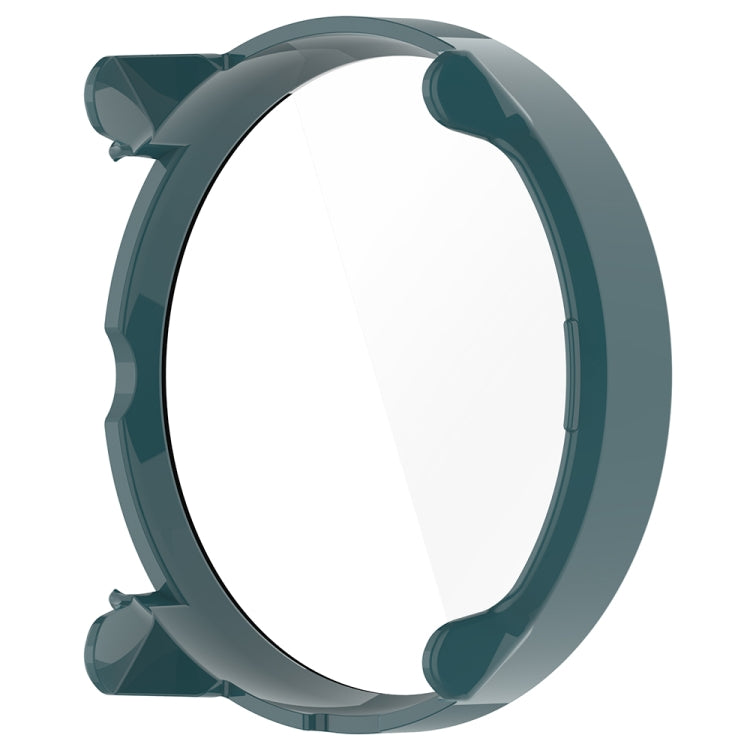 For Suunto Race PC + Tempered Glass Film Integrated Watch Protective Case(Pine Green) - Watch Case by PMC TechLife | Online Shopping South Africa | PMC TechLife | Buy Now Pay Later Mobicred