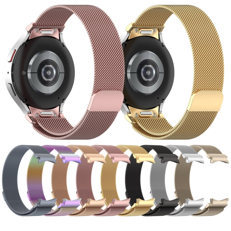 For Samsung Galaxy Watch  7 40 / 44mm Milan Magnetic Quick Release Stainless Steel Watch Band(Rose Gold) - free shipping - PMC TechLife - Order now!