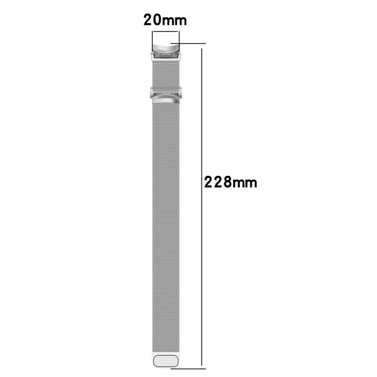 For Samsung Galaxy Watch FE 40mm Milan Magnetic Quick Release Stainless Steel Watch Band(Gold) - free shipping - PMC TechLife - Order now!