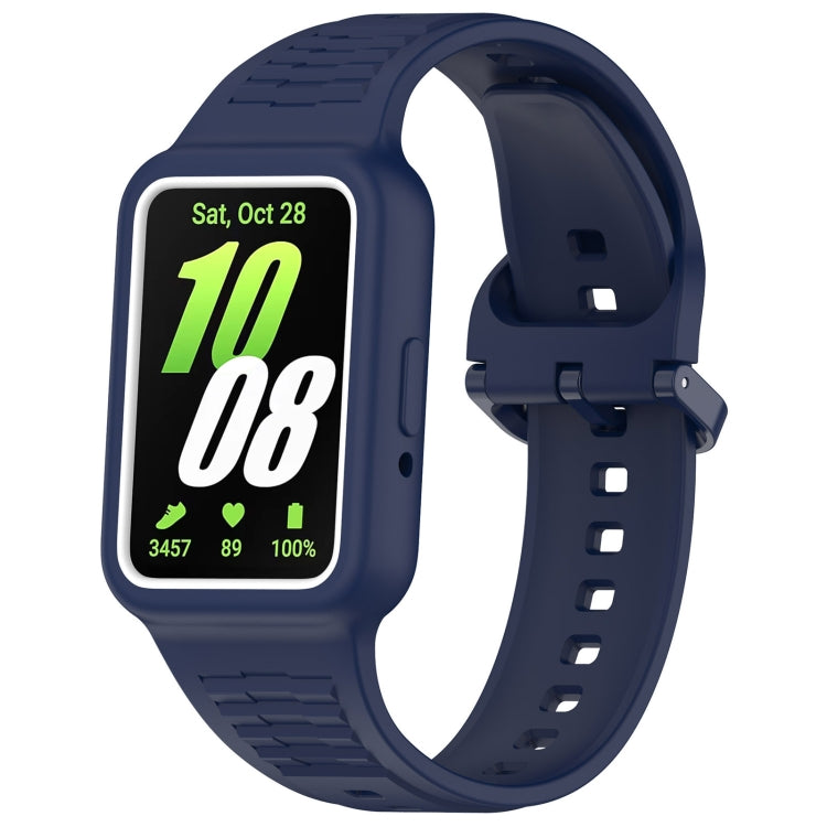 For  Huawei Band 8 NFC Two Color Frame Integrated Silicone Watch Band(Midnight Blue) - free shipping - PMc TechLife - Order now!