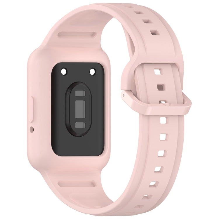 For  Huawei Band 8 Two Color Frame Integrated Silicone Watch Band(Light Pink) - free shipping - PMc TechLife - Order now!