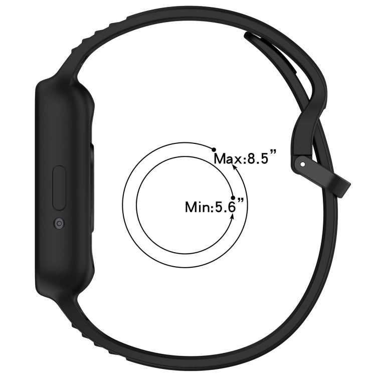 For  Huawei Band 8 NFC Two Color Frame Integrated Silicone Watch Band(White) - free shipping - PMc TechLife - Order now!