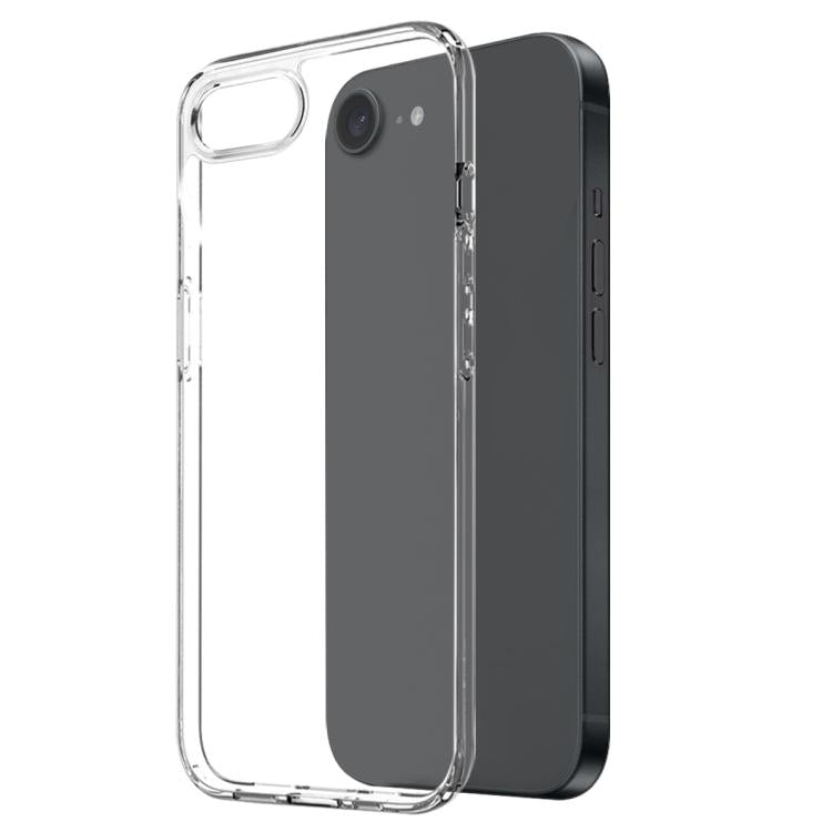 For iPhone 16e NORTHJO 2 in 1 TPU Phone Case Screen Protector Tempered Glass Film(Clear) - iPhone 16e Cases by NORTHJO | Online Shopping South Africa | PMC TechLife | Buy Now Pay Later Mobicred