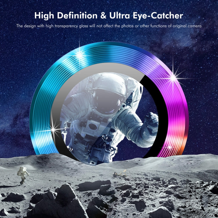 For iPhone 16 Pro / 16 Pro Max ENKAY 9H Rear Lens Aluminium Alloy Tempered Glass Film(Light Purple) - iPhone 16 Pro Max Tempered Glass by ENKAY | Online Shopping South Africa | PMC TechLife | Buy Now Pay Later Mobicred